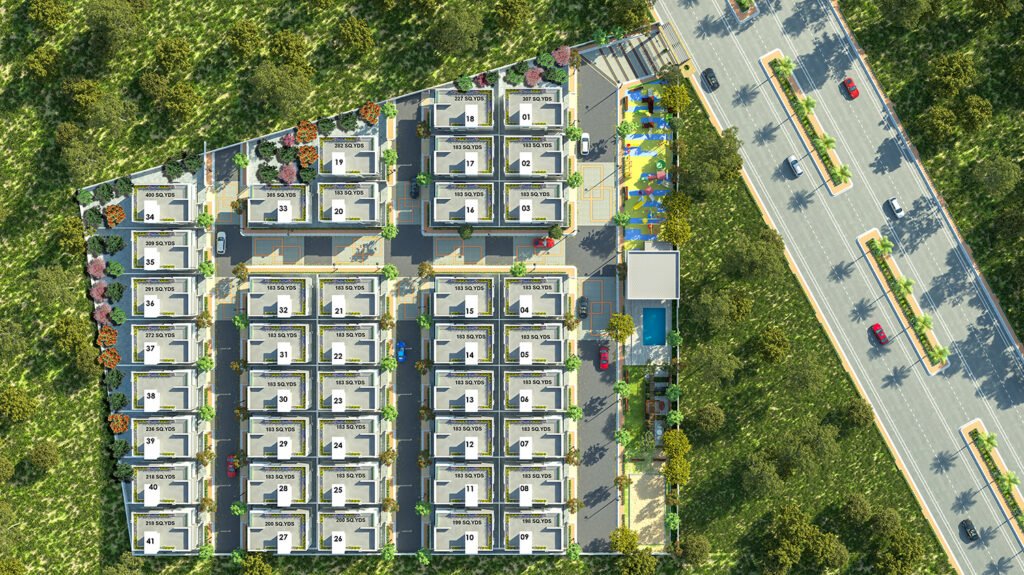 Nagnur Top-View with Villa numbers1